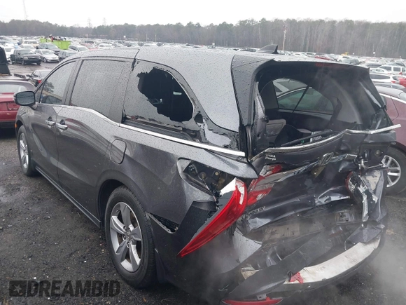 2019 Honda Odyssey EX with VIN 5FNRL6H5XKB037336, listed as a IAAI auction lot 41626180 with 155,697 mi miles and . Bid and sale history available at DreamBid. Image 3.