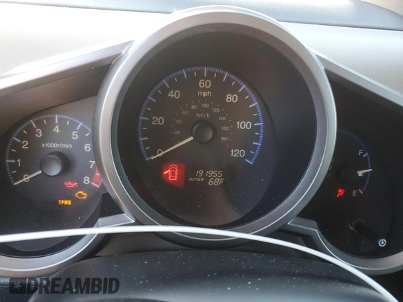 2010 Honda Element EX with VIN 5J6YH1H75AL003831, listed as a Copart auction lot 81725694 with 191,955 mi miles and Salvage Title. Bid and sale history available at DreamBid. Image 9.