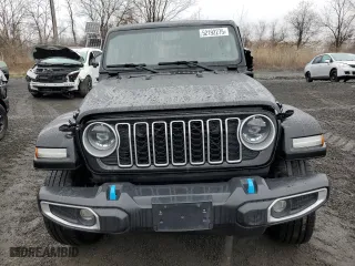 2024 Jeep Wrangler 4xe Sahara with VIN 1C4RJXP60RW257385, listed as a Copart auction lot 52192275 with 20,899 mi miles and Salvage Title. Bid and sale history available at carsss.com. Image 5.