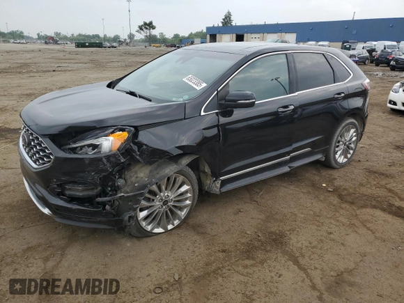 2020 Ford Edge Titanium с VIN 2FMPK4K9XLBA08682, выставлен на аукционе Copart как лот 65023385 с пробегом 78 633 миль миль и Чистый • Clean title. История ставок и продаж доступна на DreamBid. Изображение 1.
