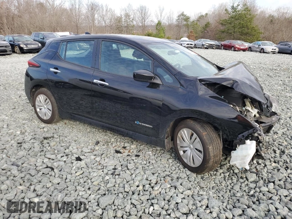 2019 Nissan LEAF SV with VIN 1N4AZ1CP0KC321651, listed as a Copart auction lot 49862805 with 46,771 mi miles and Salvage title. Bid and sale history available at DreamBid. Image 4.