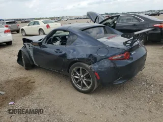 2022 Mazda MX-5 Miata Grand Touring z VIN JM1NDAM74N0500760, wystawiony jako Copart lot #55013735 z przebiegiem 37 194 mil mil oraz Szkody całkowita. Historia ofert i sprzedaży dostępna na DreamBid. Obrazek 2.
