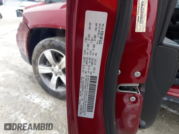 2016 Jeep Compass Latitude z VIN 1C4NJCEAXGD804721, wystawiony jako Copart lot #45760085 z przebiegiem 105 985 mil mil oraz Szkoda całkowita • Salvage title. Historia ofert i sprzedaży dostępna na DreamBid. Obrazek 13.