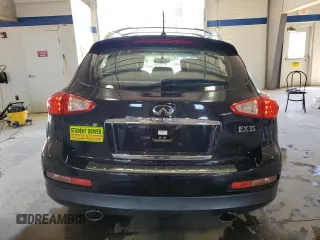 2012 Infiniti EX Journey with VIN JN1AJ0HRXCM453448, listed as a Copart auction lot 54864725 with 128,195 mi miles and Salvage title. Bid and sale history available at DreamBid. Image 6.