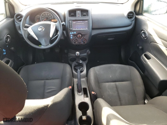 2019 Nissan Versa Sedan SV with VIN 3N1CN7AP3KL805275, listed as a Copart auction lot 77778134 with 163,695 mi miles and Salvage Title. Bid and sale history available at carsss.com. Image 8.