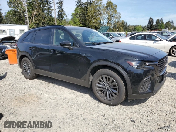 2025 Mazda CX-70 Preferred with VIN JM3KJBHD1S1120421, listed as a Copart auction lot 55857365 with 2,585 mi miles and Salvage title. Bid and sale history available at DreamBid. Image 4.