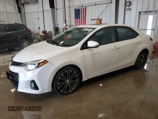 2016 Toyota Corolla L with VIN 2T1BURHE0GC611647, listed as a Copart auction lot 56471165 with 206,734 mi miles and Salvage title. Bid and sale history available at DreamBid. Image 1.