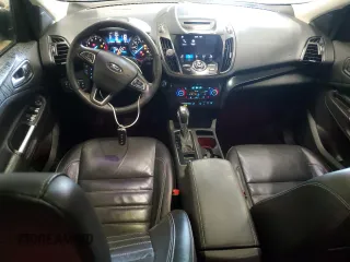 2018 Ford Escape Titanium with VIN 1FMCU9J9XJUA01357, listed as a Copart auction lot 56868735 with 67,315 mi miles and Salvage title. Bid and sale history available at DreamBid. Image 8.