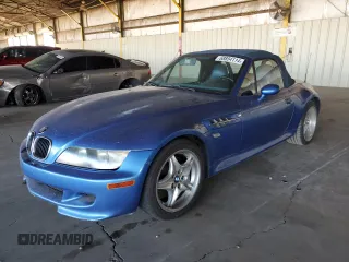 1999 BMW Z3 M Roadster z VIN WBSCK9339XLC89336, wystawiony jako Copart lot #68854114 z przebiegiem 158 231 mil mil oraz Szkody całkowita. Historia ofert i sprzedaży dostępna na DreamBid. Obrazek 1.