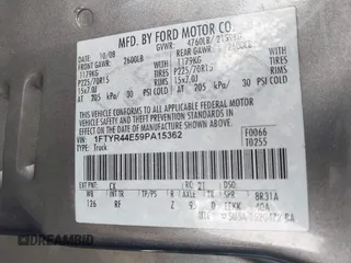 2009 Ford Ranger XLT with VIN 1FTYR44E59PA15362, listed as a IAAI auction lot 41359466 with 170,373 mi miles. Bid and sale history available at carsss.com. Image 9.