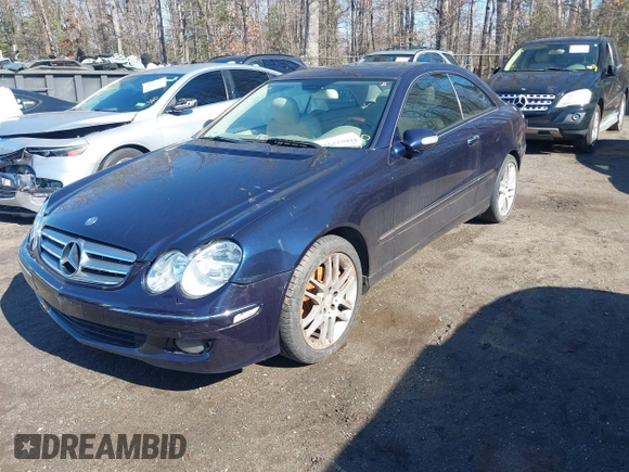 2008 Mercedes-Benz CLK 350 with VIN WDBTJ56H38F238341, listed as a IAAI auction lot 41857777 with 160,257 mi miles and . Bid and sale history available at carsss.com. Image 2.
