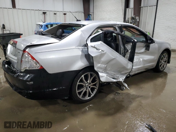 2012 Ford Fusion SEL with VIN 3FAHP0JAXCR143571, listed as a Copart auction lot 47832375 with 102,908 mi miles and Salvage Title. Bid and sale history available at carsss.com. Image 3.
