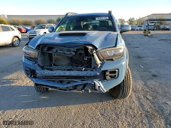 2018 Toyota Tacoma SR with VIN 5TFCZ5AN0JX159457, listed as a Copart auction lot 46956195 with 70,002 mi miles and Salvage Title. Bid and sale history available at carsss.com. Image 10.