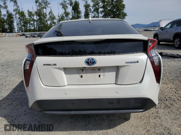 2018 Toyota Prius Two with VIN JTDKARFU1J3065248, listed as a Copart auction lot 56168125 with Not Provided miles and Salvage Title. Bid and sale history available at DreamBid. Image 6.