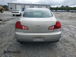2004 Infiniti G35 w/Leather with VIN JNKCV51F24M716832, listed as a Copart auction lot 66197834 with 135,180 mi miles and Clean Title. Bid and sale history available at DreamBid. Image 6.