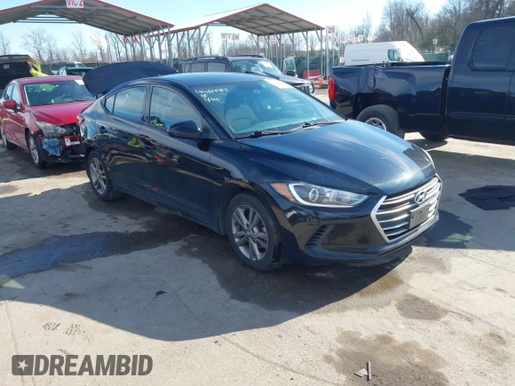 2018 Hyundai Elantra SEL with VIN 5NPD84LF3JH312075, listed as a IAAI auction lot 41654917 with 122,259 mi miles and . Bid and sale history available at DreamBid. Image 1.