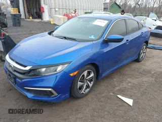 2019 Honda Civic Sedan LX with VIN 19XFC2F64KE029682, listed as a IAAI auction lot 41806403 with 110,611 mi miles. Bid and sale history available at carsss.com. Image 2.