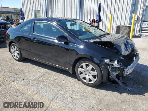 2010 Honda Civic Cpe LX with VIN 2HGFG1B6XAH507144, listed as a Copart auction lot 48334745 with 157,019 mi miles and Salvage Title. Bid and sale history available at carsss.com. Image 4.