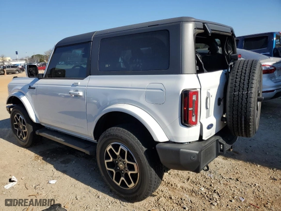2022 Ford Bronco with VIN 1FMDE5AHXNLB15534, listed as a Copart auction lot 87265354 with 45,726 mi miles and Salvage Title. Bid and sale history available at carsss.com. Image 2.
