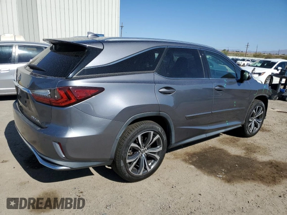 2019 Lexus RX 350L Premium with VIN JTJDZKCA8K2018841, listed as a Copart auction lot 54181935 with 107,276 mi miles and Salvage title. Bid and sale history available at DreamBid. Image 3.