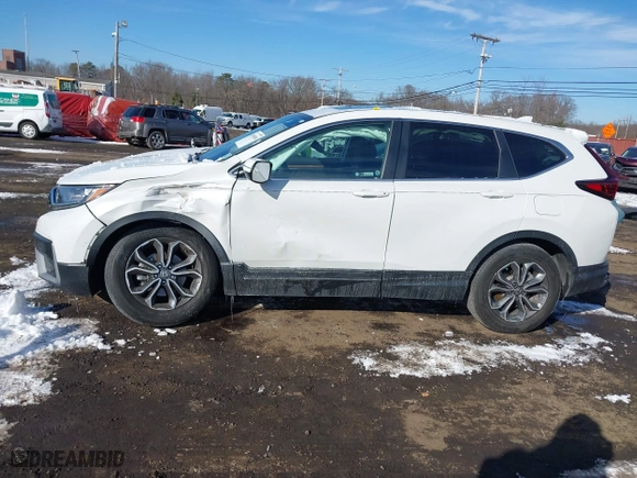 2022 Honda CR-V EX with VIN 2HKRW2H59NH638128, listed as a IAAI auction lot 41405490 with 28,420 mi miles. Bid and sale history available at carsss.com. Image 14.
