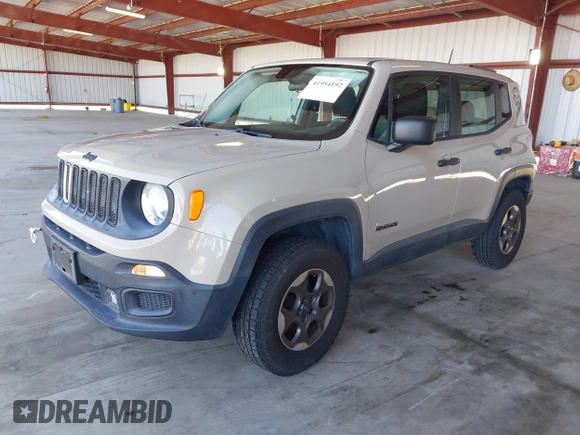 2015 Jeep Renegade Sport with VIN ZACCJBATXFPC19551, listed as a IAAI auction lot 41954192 with 141,192 mi miles and . Bid and sale history available at DreamBid. Image 17.