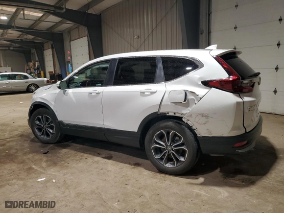 2021 Honda CR-V EX-L with VIN 2HKRW2H8XMH620181, listed as a Copart auction lot 47606705 with 37,410 mi miles and Salvage Title. Bid and sale history available at carsss.com. Image 2.