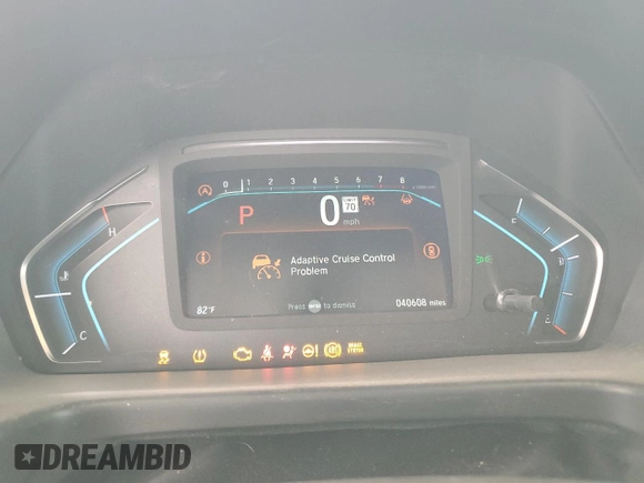 2022 Honda Odyssey EX-L with VIN 5FNRL6H75NB059962, listed as a Copart auction lot 51464615 with 40,608 mi miles and Salvage Title. Bid and sale history available at DreamBid. Image 9.