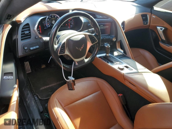 2017 Chevrolet Corvette 3LT with VIN 1G1YF2D75H5118511, listed as a Copart auction lot 43003065 with 22,883 mi miles and Salvage Title. Bid and sale history available at carsss.com. Image 8.