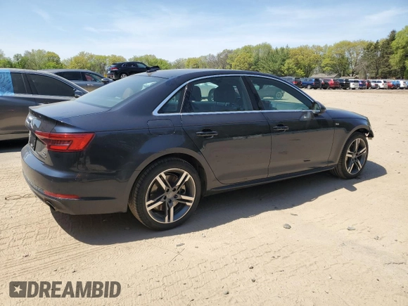 2017 Audi A4 Premium Plus с VIN WAUENAF42HN066617, выставлен на аукционе Copart как лот 56298055 с пробегом 91 271 миль миль и Списание • Salvage title. История ставок и продаж доступна на DreamBid. Изображение 3.
