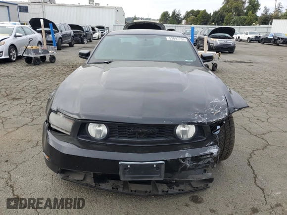 2010 Ford Mustang GT with VIN 1ZVBP8CH2A5134160, listed as a Copart auction lot 53097735 with 131,516 mi miles and Salvage title. Bid and sale history available at DreamBid. Image 5.