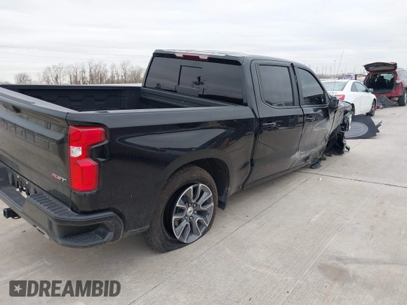 2024 Chevrolet Silverado 1500 RST with VIN 1GCUDEED3RZ314958, listed as a IAAI auction lot 41364630 with 16,229 mi miles. Bid and sale history available at carsss.com. Image 4.