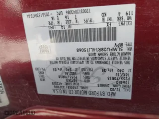2004 Lincoln Navigator Luxury with VIN 5LMFU28R14LJ15068, listed as a IAAI auction lot 42078597 with 150,294 mi miles. Bid and sale history available at carsss.com. Image 9.