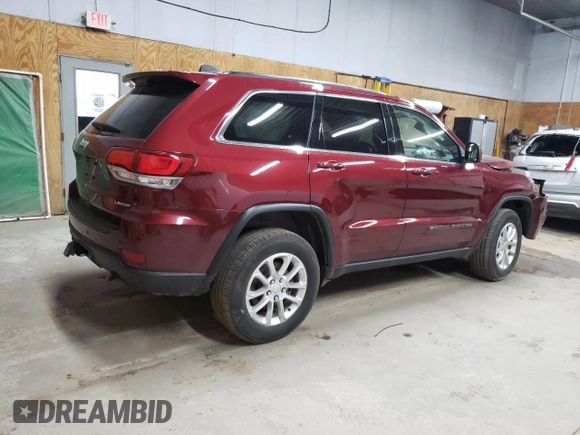 2022 Jeep Grand Cherokee WK Laredo E with VIN 1C4RJFAG8NC113817, listed as a Copart auction lot 56513354 with 26,889 mi miles and Salvage Title. Bid and sale history available at carsss.com. Image 3.