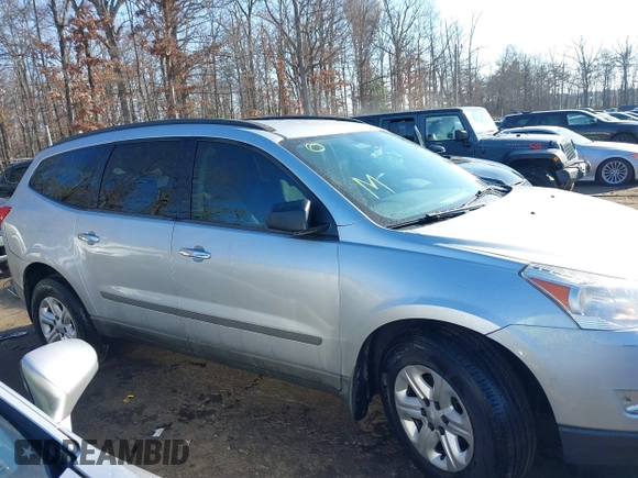 2012 Chevrolet Traverse LS with VIN 1GNKREED3CJ195606, listed as a IAAI auction lot 38613217 with 121,328 mi miles and . Bid and sale history available at DreamBid. Image 13.