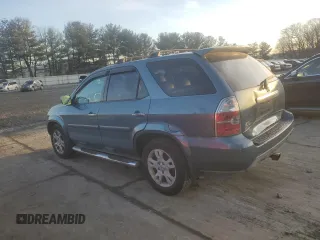 2005 Acura MDX Touring with VIN 2HNYD18935H501137, listed as a Copart auction lot 43550095 with 272,602 mi miles and Salvage Title. Bid and sale history available at carsss.com. Image 2.