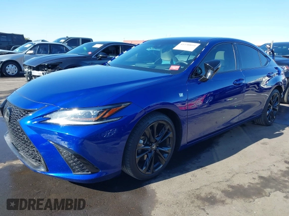 2021 Lexus ES 350 F Sport with VIN 58AHZ1B18MU094474, listed as a IAAI auction lot 41158854 with 23,438 mi miles and . Bid and sale history available at DreamBid. Image 2.