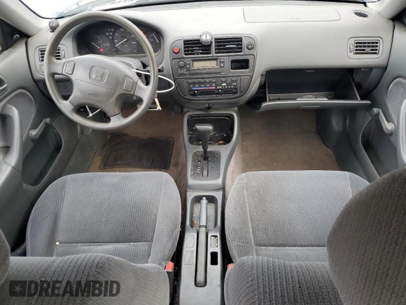 1997 Honda Civic DX with VIN JHMEJ6628VS031179, listed as a Copart auction lot 47281135 with 275,267 mi miles and Salvage Title. Bid and sale history available at DreamBid. Image 8.