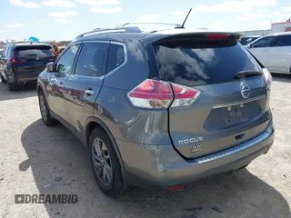 2016 Nissan Rogue SV with VIN 5N1AT2MTXGC874078, listed as a IAAI auction lot 41838624 with 140,561 mi miles. Bid and sale history available at carsss.com. Image 3.