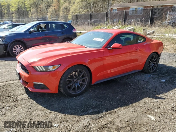 2016 Ford Mustang EcoBoost z VIN 1FA6P8TH6G5335854, wystawiony jako Copart lot #52160225 z przebiegiem 183 060 mil mil oraz Szkoda całkowita • Salvage title. Historia ofert i sprzedaży dostępna na DreamBid. Obrazek 1.
