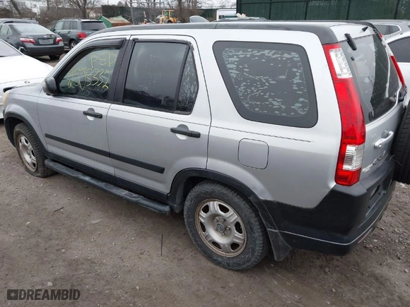 2006 Honda CR-V LX with VIN SHSRD68556U404171, listed as a IAAI auction lot 41927721 with 999,999 mi miles. Bid and sale history available at carsss.com. Image 3.
