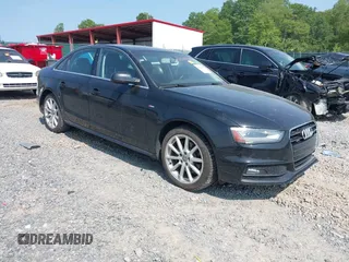 2015 Audi A4 Premium with VIN WAUBFAFLXFN015533, listed as a IAAI auction lot 42384557 with 113,245 mi miles and . Bid and sale history available at DreamBid. Image 1.