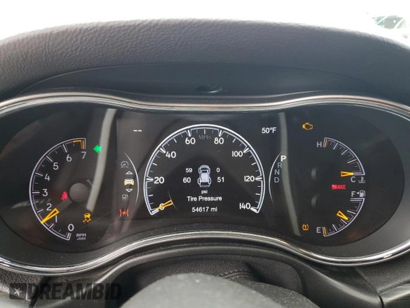 2019 Jeep Grand Cherokee Limited with VIN 1C4RJFBG9KC723851, listed as a Copart auction lot 49499335 with 54,617 mi miles and Salvage Title. Bid and sale history available at carsss.com. Image 9.
