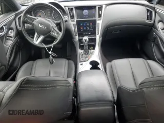 2017 Infiniti Q60 Premium with VIN JN1CV7EK6HM111158, listed as a Copart auction lot 48640105 with 75,043 mi miles and Salvage Title. Bid and sale history available at DreamBid. Image 8.
