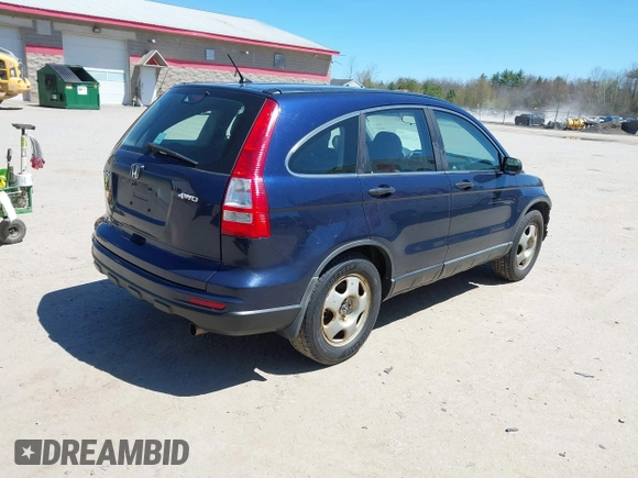 2010 Honda CR-V LX with VIN 5J6RE4H35AL030801, listed as a IAAI auction lot 42155915 with 196,732 mi miles and . Bid and sale history available at DreamBid. Image 4.