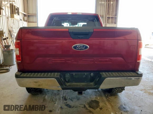 2018 Ford F-150 XL with VIN 1FTEW1E50JKD58719, listed as a Copart auction lot 59637045 with 80,914 mi miles and Salvage title. Bid and sale history available at DreamBid. Image 6.