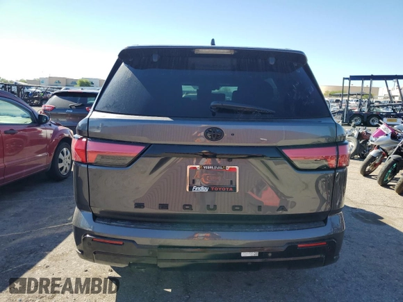 2024 Toyota Sequoia SR5 with VIN 7SVAAABA5RX022048, listed as a Copart auction lot 72630824 with 5,182 mi miles and Salvage Title. Bid and sale history available at carsss.com. Image 6.