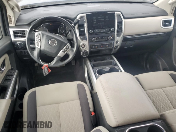2021 Nissan Titan SL z VIN 1N6AA1EDXMN502930, wystawiony jako Copart lot #48567535 z przebiegiem 40 040 mil mil oraz Szkoda całkowita • Salvage title. Historia ofert i sprzedaży dostępna na DreamBid. Obrazek 8.