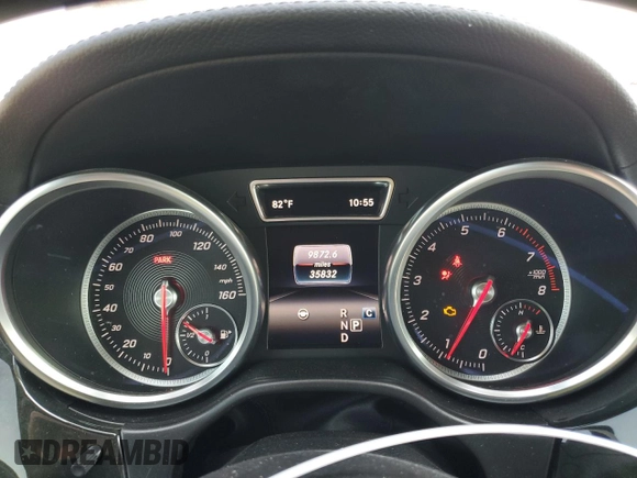 2017 Mercedes-Benz GLS 550 with VIN 4JGDF7DE1HA977583, listed as a Copart auction lot 69698854 with 35,832 mi miles and Salvage Title. Bid and sale history available at DreamBid. Image 9.