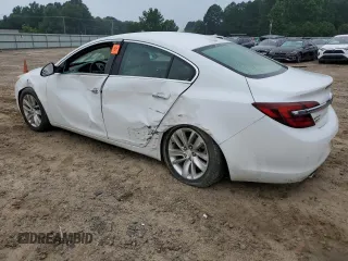 2014 Buick Regal Premium I with VIN 2G4GN5EX6E9256154, listed as a Copart auction lot 59495135 with 109,078 mi miles and Salvage title. Bid and sale history available at DreamBid. Image 2.